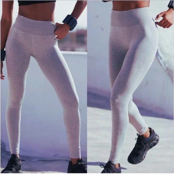 free people movement Pants - Free People Movement High Plank Heather Leggings xs/sm